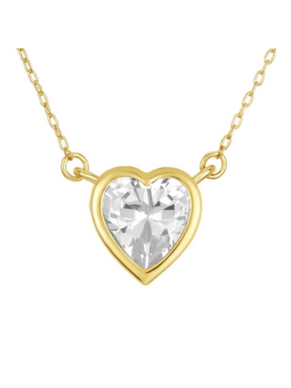 Melinda Maria Heart Necklace - Gold - NWT